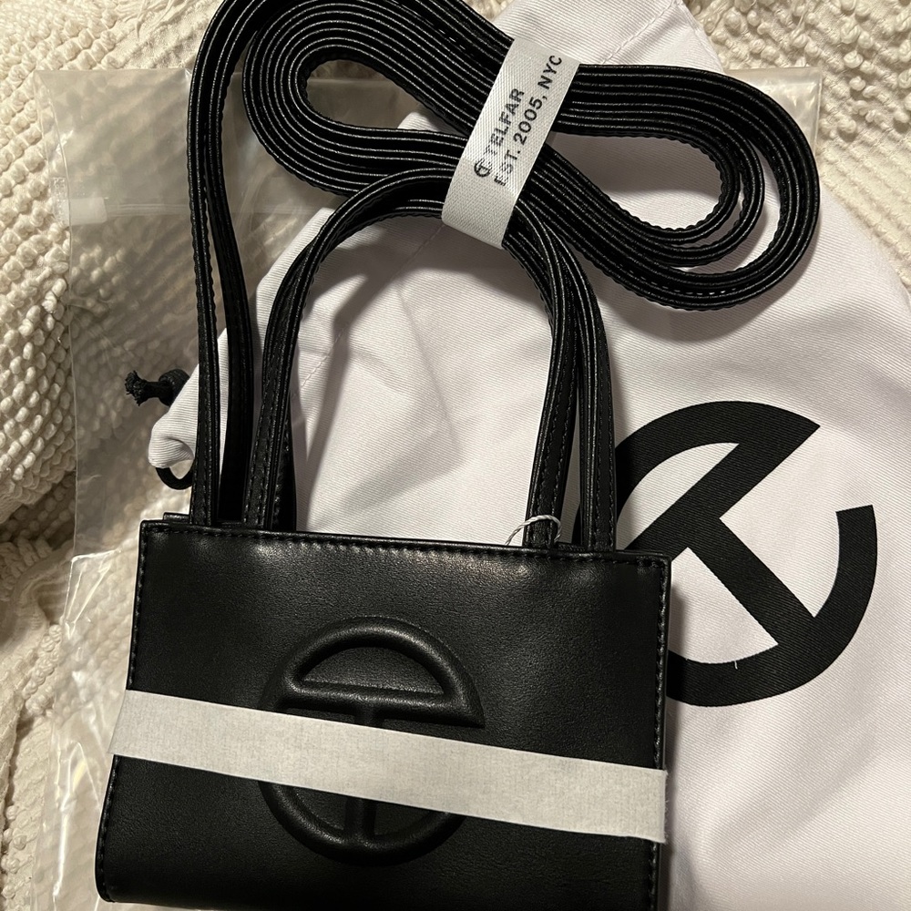 Brand new Small Black Telfar shopping bag